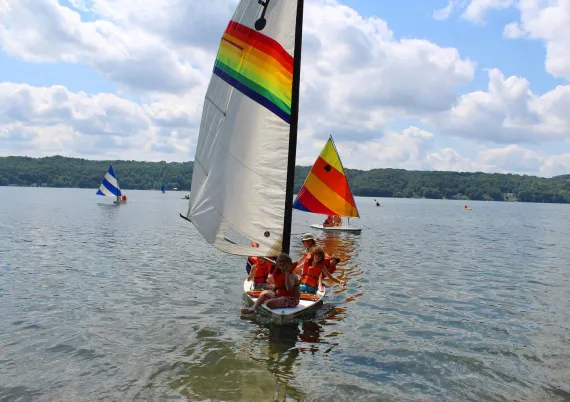 sailboat at camp image